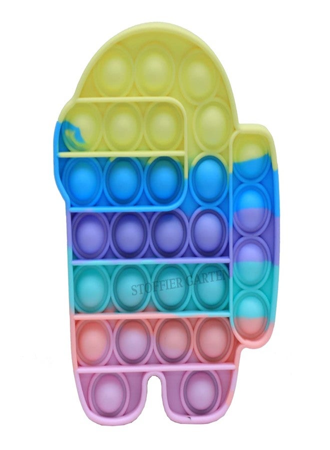 STOFFIER GARTEN Kids Toddlers TWISHA Enterprise BPA-free Pop It Fidget Push Pop Sound Silicone Sensory Stress Relief Learning and Educational Toy (Multicolor) - Image 3
